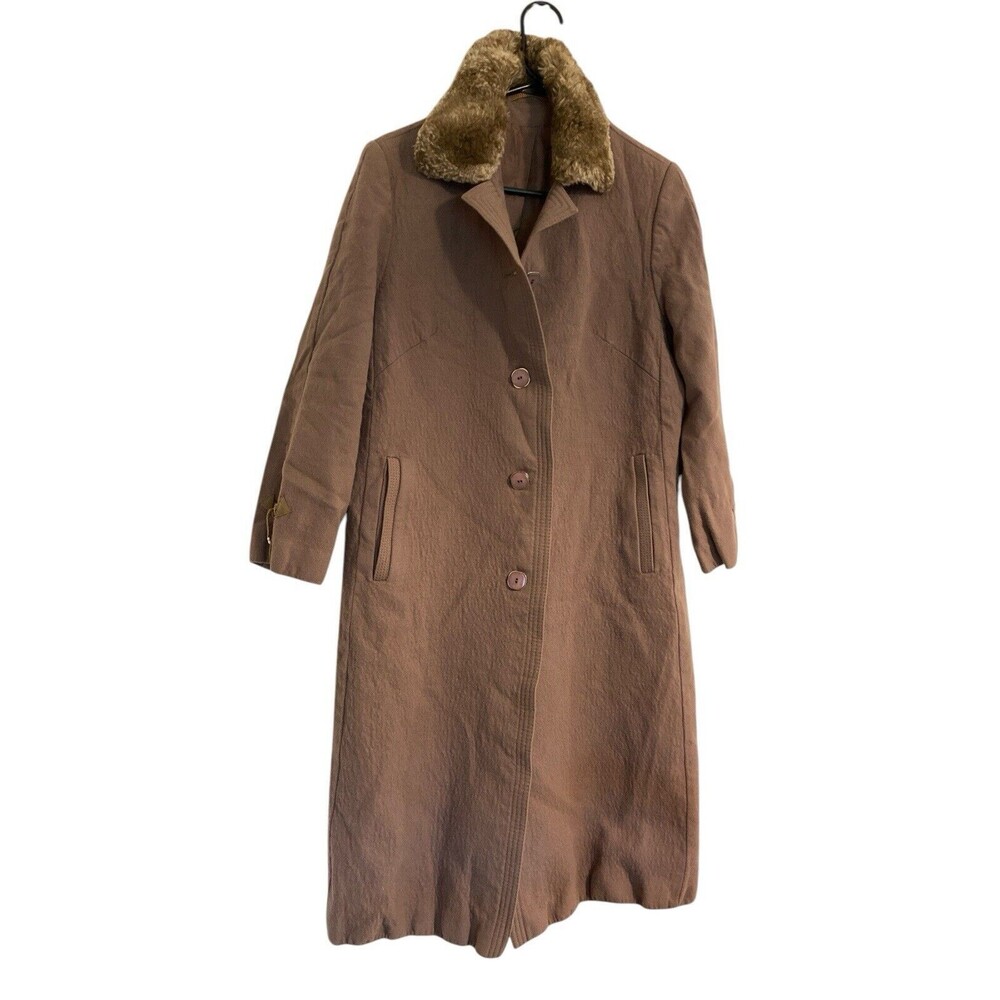 Modell Berlin Jacket Size M Pure New Wool Brown‎